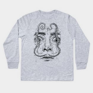 octopus Dali Kids Long Sleeve T-Shirt